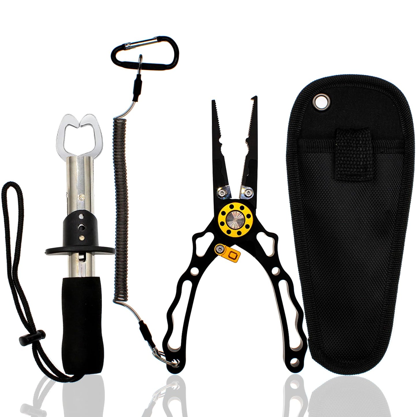 Lfemro Fish Lip Gripper Muti-Function Fishing Pliers