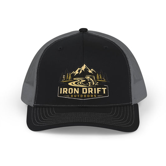 Iron Drift Outdoors Trucker Cap – Mountain River Snapback Hat