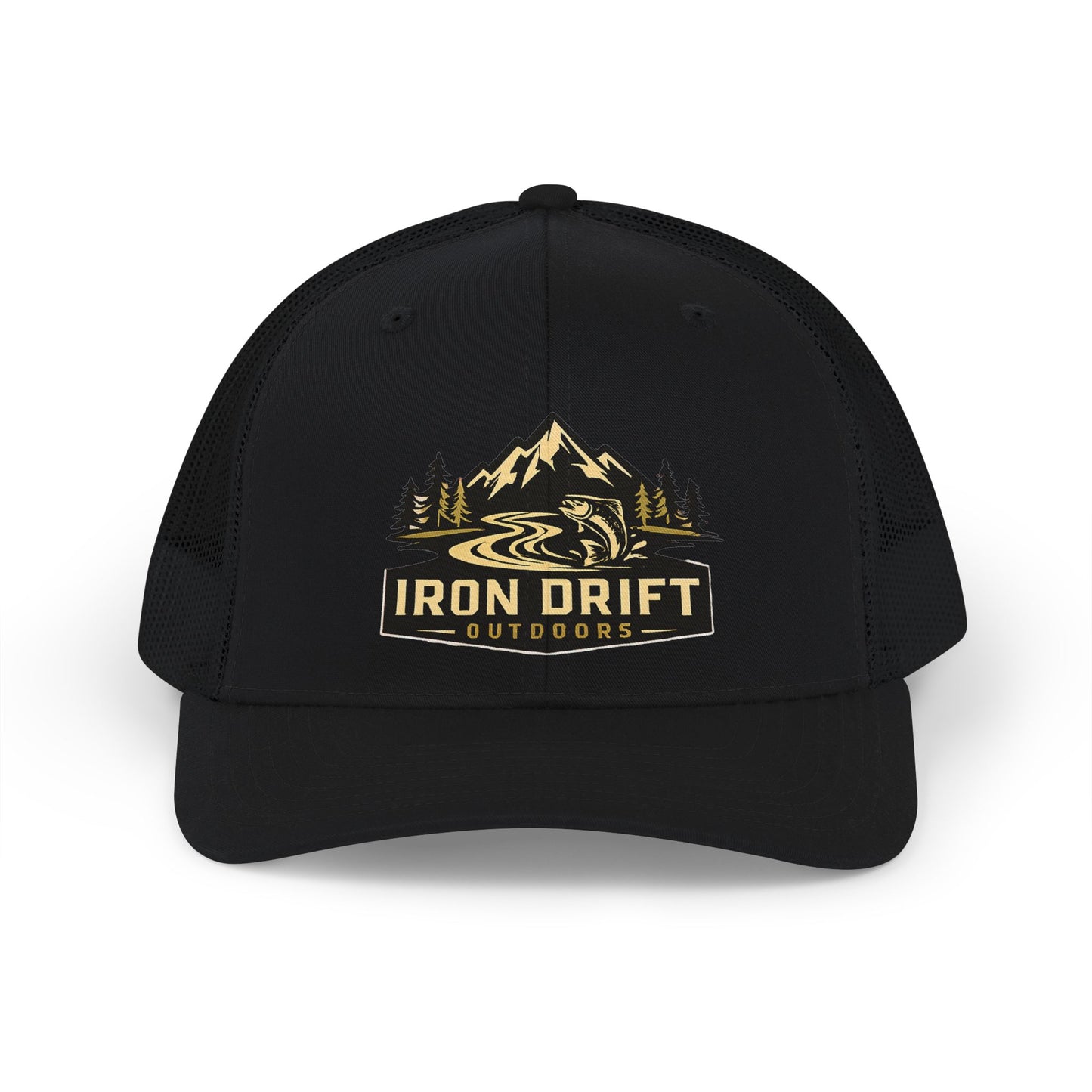 Iron Drift Outdoors Trucker Cap – Mountain River Snapback Hat