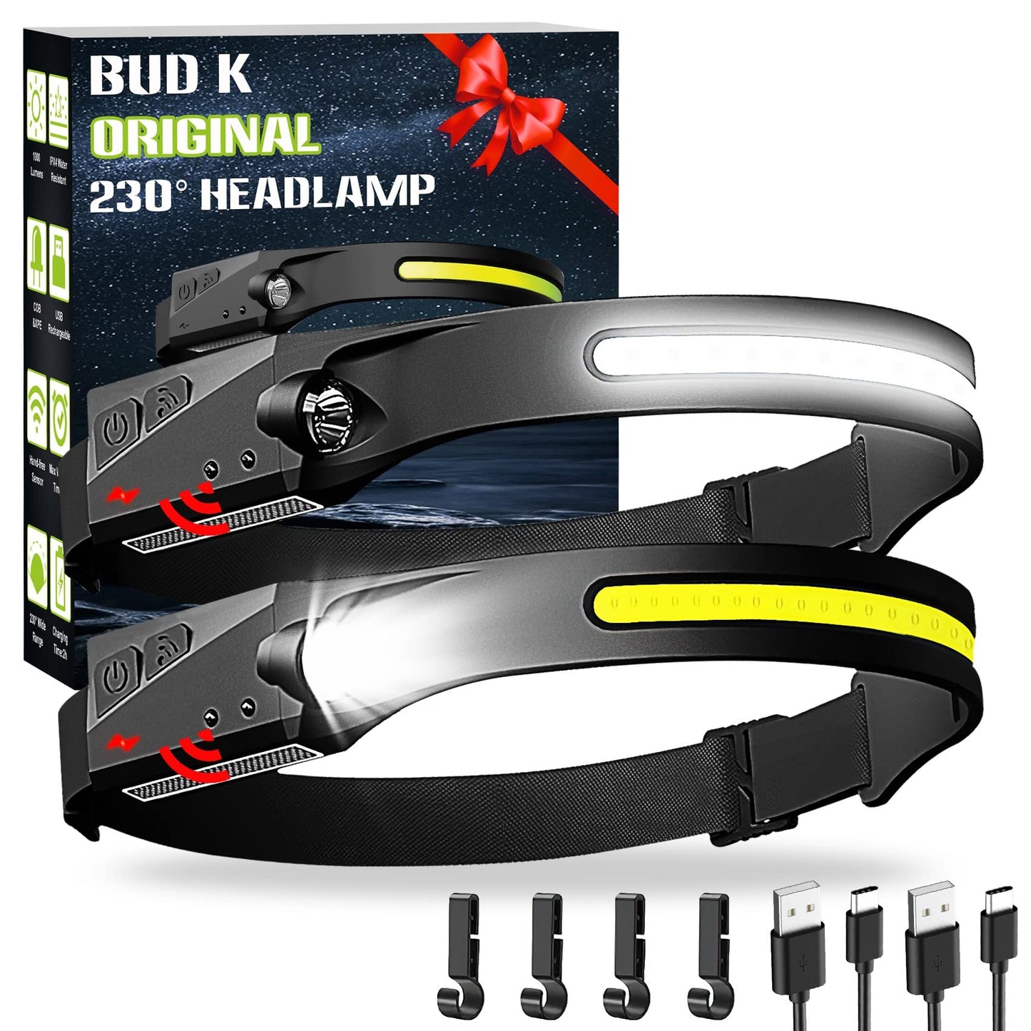 Rechargeable headlamp