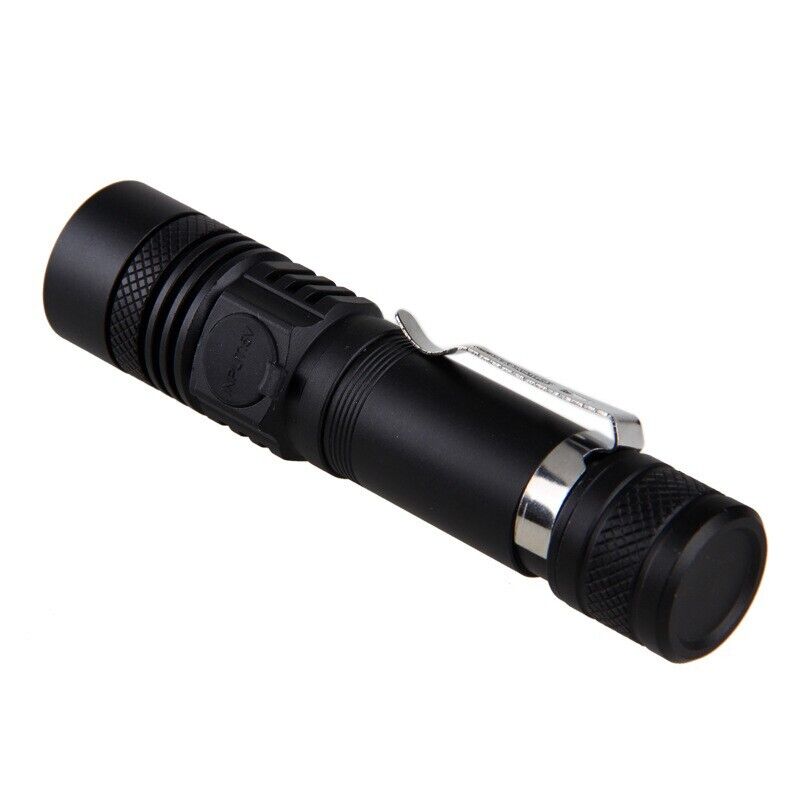 90000LM LED Tactical Flashlight Zoomable With Rechargeable Battery