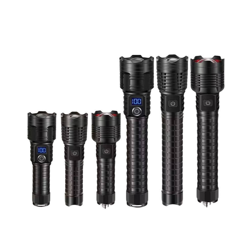 Zoomable Rechargeable LED Flashlight