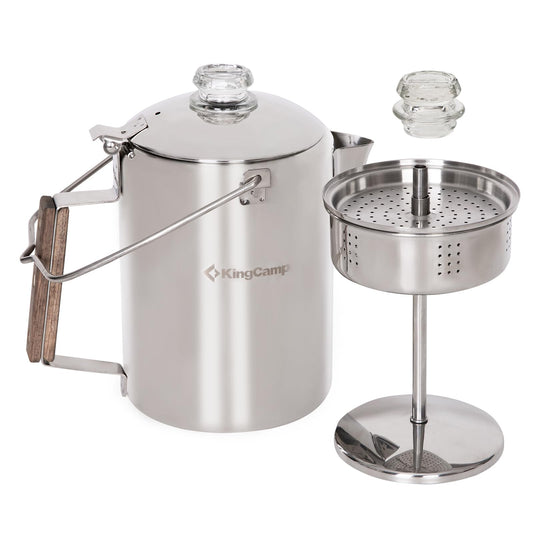 KingCamp Percolator Coffee Pot Campfire Coffee Boiler