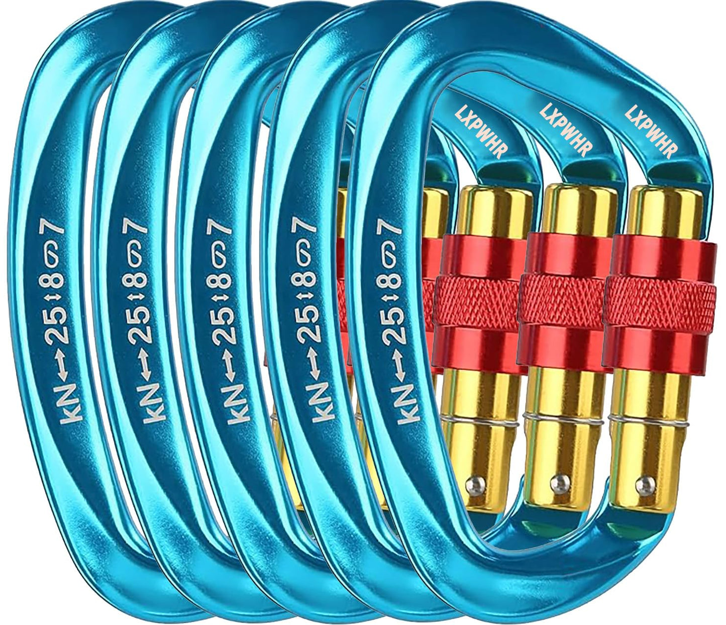 LXPWHR D Shape Carabiner