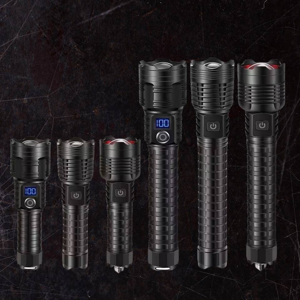 Zoomable Rechargeable LED Flashlight